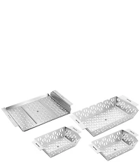 Zwilling BBQ Stainless Steel 4-Piece Grill Basket Set