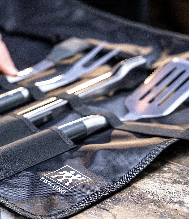 Zwilling BBQ Stainless Steel 5-Piece Grill Tool Set