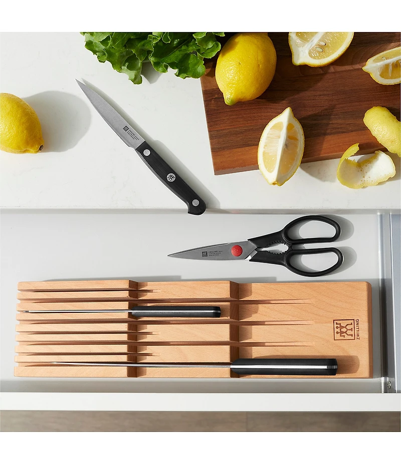 Zwilling Beechwood In-drawer Knife Organizer