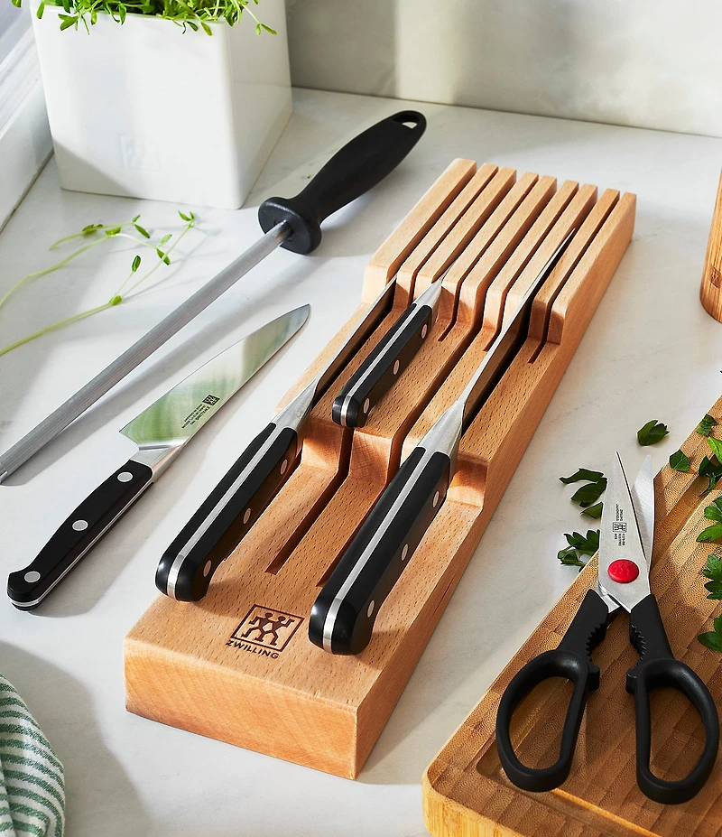 Zwilling Beechwood In-drawer Knife Organizer