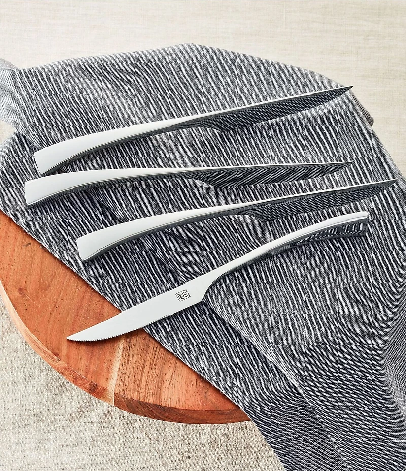 Zwilling Bellasera 4-Piece Stainless Steel Steak Knife Set