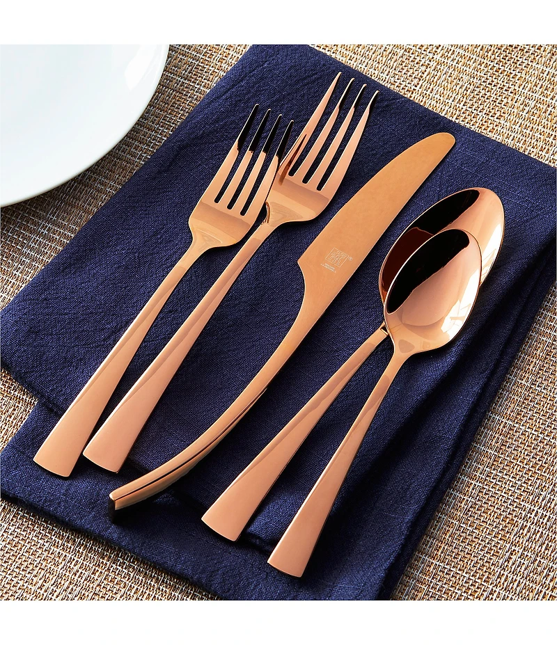 Zwilling Bellasera Rose Gold 20-Piece Stainless Steel Flatware Set