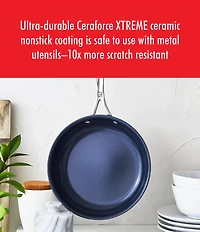 Zwilling Clad CFX Stainless Steel Ceramic Coating Fry Pan, 8#double;