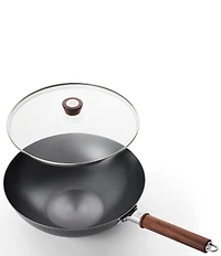 Zwilling Dragon 12#double; Carbon Steel Wok with Lid