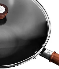 Zwilling Dragon 12#double; Carbon Steel Wok with Lid