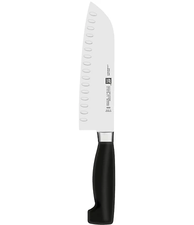 Zwilling Four Star 7#double; Hollow Edge Santoku Knife