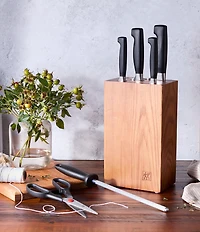 Zwilling Four Star ECO 7-Piece 3-Slot Knife Block