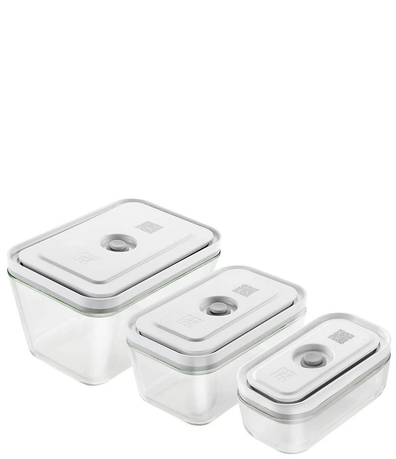 Zwilling Fresh & Save Vacuum Glass Food Storage Container, Set of 3