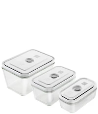 Zwilling Fresh & Save Vacuum Glass Food Storage Container, Set of 3