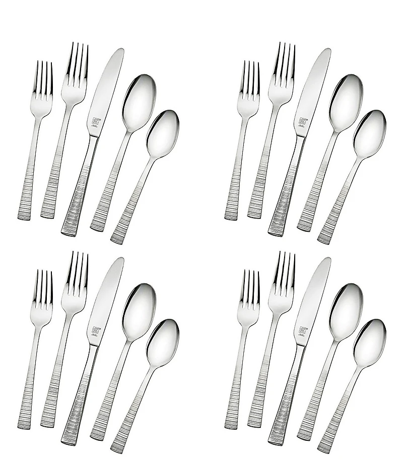 Zwilling Kingwood 20-Piece Stainless Steel Flatware Set