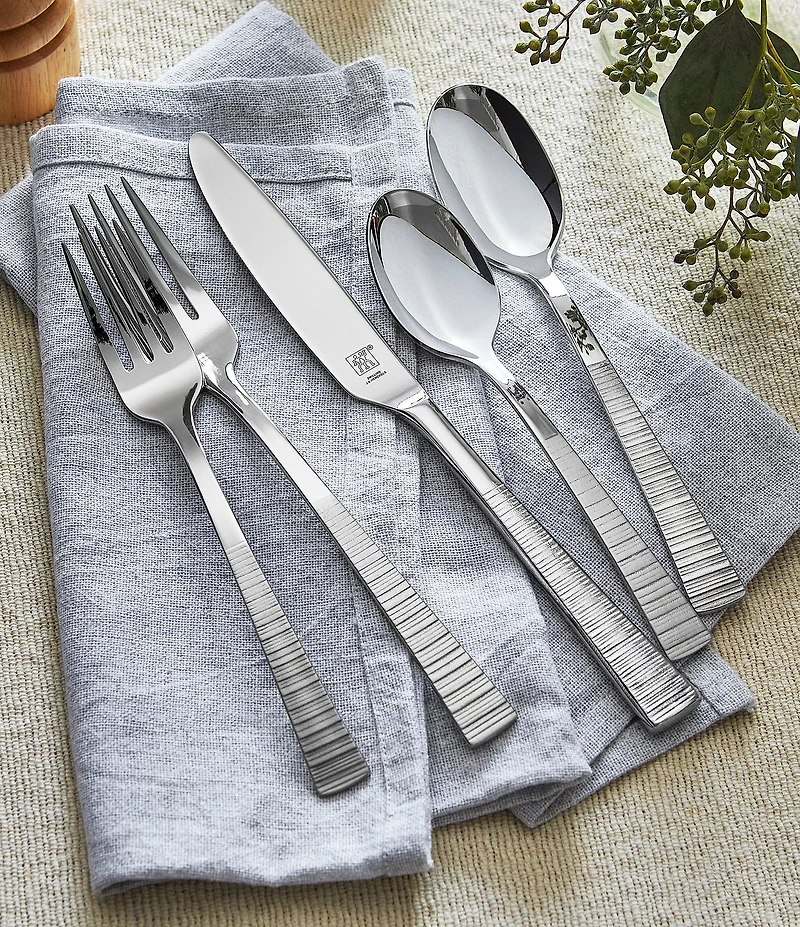 Zwilling Kingwood 42-Piece Stainless Steel Flatware Set