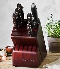 Zwilling Kramer Euroline Stainless Damascus Collection 7- Piece Knife Block Set
