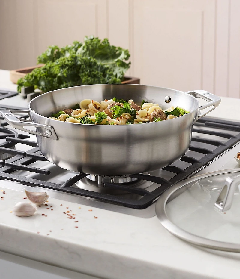 Zwilling Motion Stainless Steel 4-qt. Chef's Pan