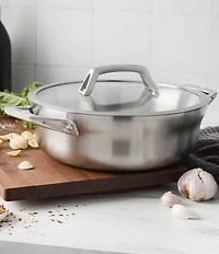 Zwilling Motion Stainless Steel 4-qt. Chef's Pan