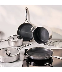Zwilling Peak 10-pc Stainless Steel Ceramic Nonstick Dual Performance Cookware Set