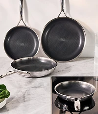 Zwilling Peak Stainless Steel Ceramic Nonstick Dual Performance Fry Pan, 12#double;