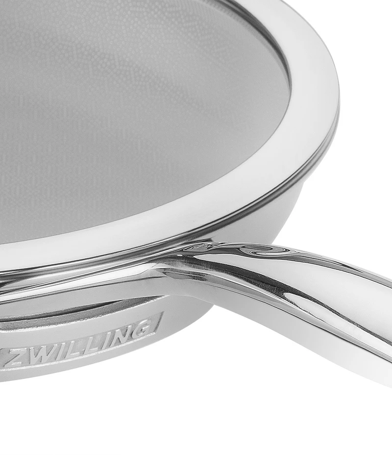 Zwilling Peak Stainless Steel Ceramic Nonstick Dual Performance Fry Pan with Lid, 10#double;