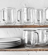 Zwilling Sorrent Double Wall Coffee Mugs, Set of 8