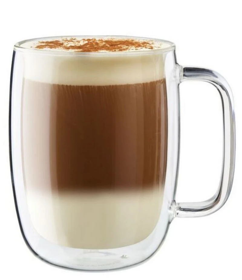 Zwilling Sorrento Double Wall Latte Glass Mugs, Set of 2
