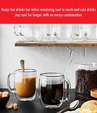 Zwilling Sorrento Plus Double Wall Glassware Mug, Set of 4
