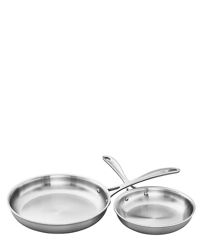 Zwilling Spirit 2-Piece Stainless Steel Fry Pan Set