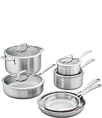 Zwilling Spirit 3-Ply 10-Piece Stainless Steel Cookware Set