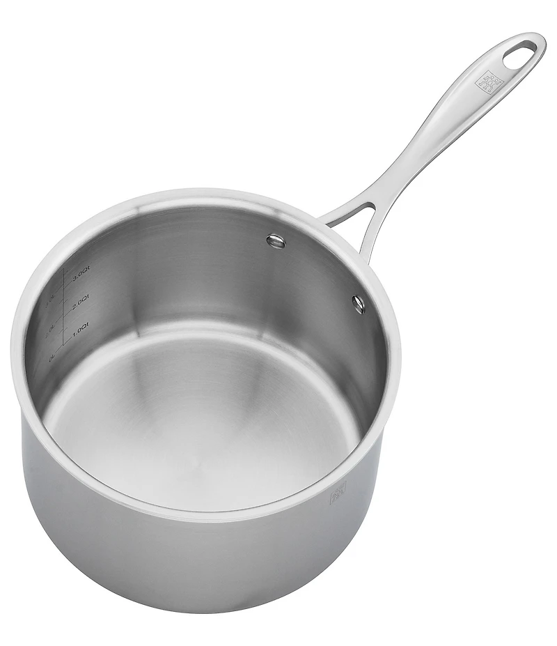 Zwilling Spirit 3-Ply 4-Qt Stainless Steel Covered Saucepan