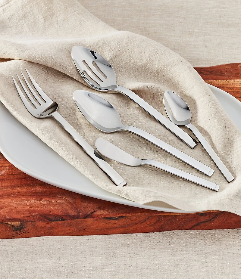 Zwilling Squared 45-Piece Stainless Steel Flatware Set
