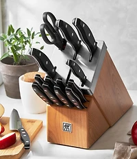 Zwilling TWIN Signature 15-Piece Self-Sharpening Knife Block Set