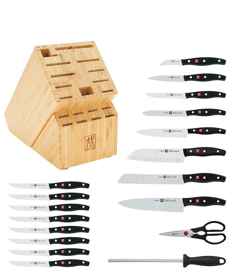 Zwilling Twin Signature 19-Piece German Knife Block Set