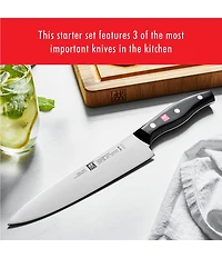 Zwilling Twin Signature 3-Piece Starter Knife Set