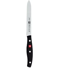 Zwilling TWIN Signature 5-inch Utility Knife, Serrated Edge