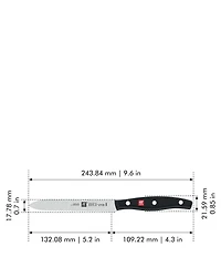 Zwilling TWIN Signature 5-inch Utility Knife, Serrated Edge