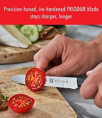 Zwilling TWIN Signature 5-inch Utility Knife, Serrated Edge