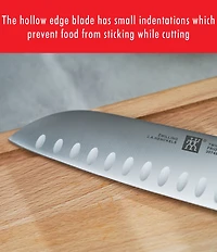 Zwilling TWIN Signature 7-inch, Hollow Edge Santoku Knife