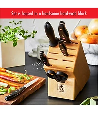 Zwilling Twin Signature 7-Piece Knife Block Set