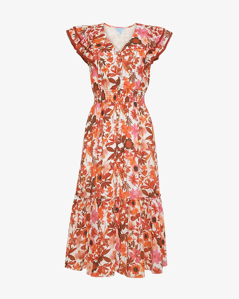 Meg Midi Dress Botanical Garden