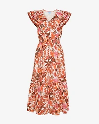 Meg Midi Dress Botanical Garden