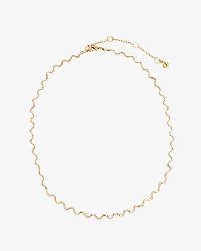 Ripple Wavy Layering Necklace | Gold