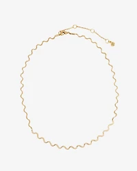 Ripple Wavy Layering Necklace | Gold