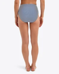 Seersucker High Waist Bottom