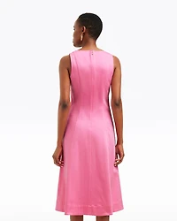 Genevieve Square Neck Sleeveless Midi Dress