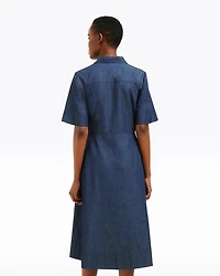 Riley Midi Shirtdress Chambray