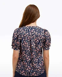 Heidi V-Neck Top Twilight Vines