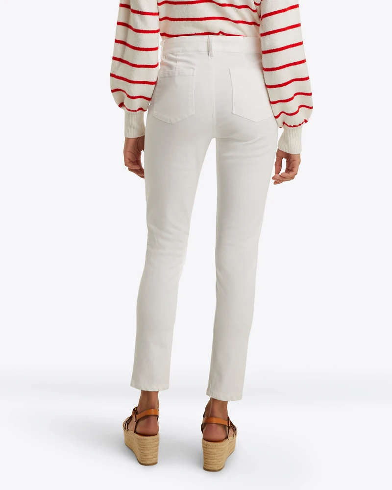 Skinny Jeans White Denim