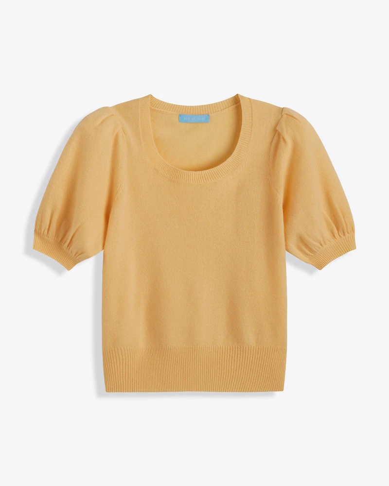 Short Sleeve Cashmere Sweater
