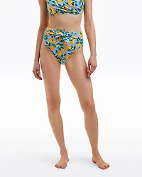 Lemon Blossom High Waist Bottom with Belt