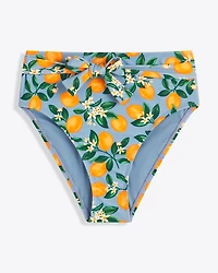 Lemon Blossom High Waist Bottom with Belt