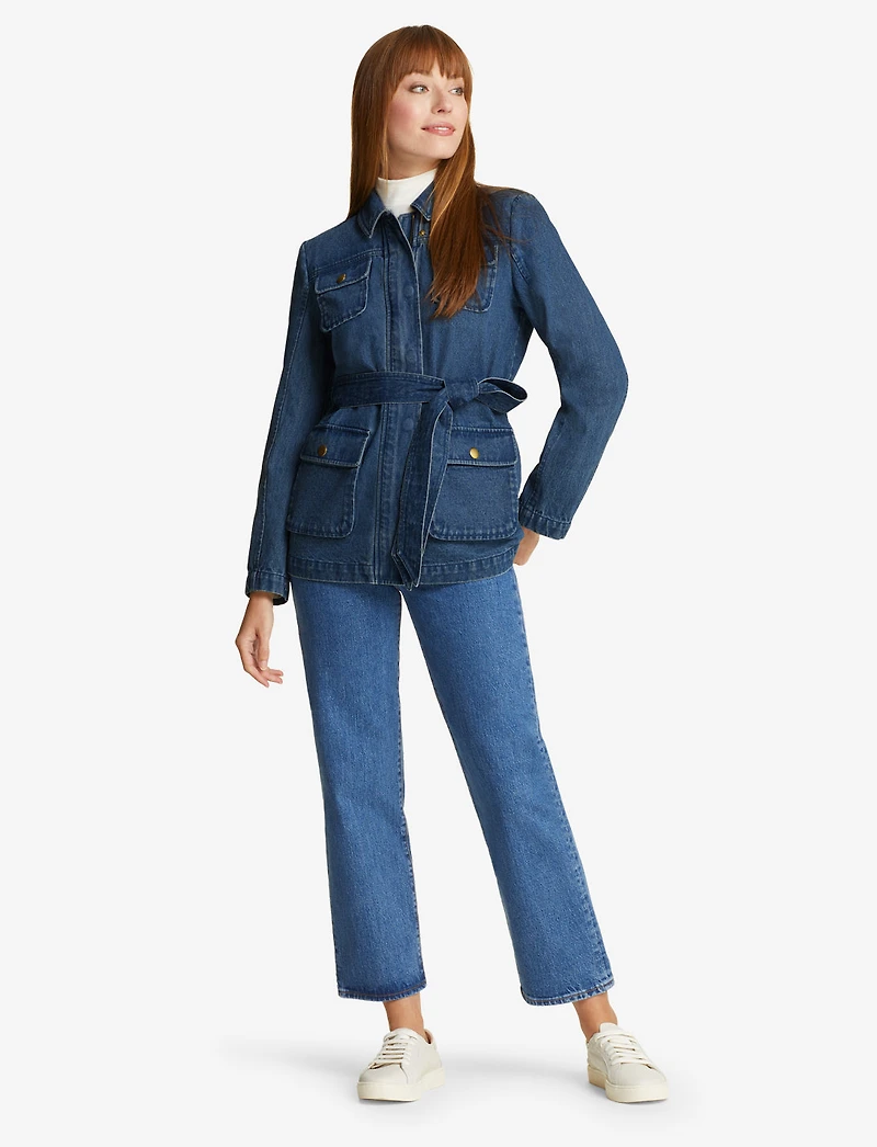 Field Jacket Dark Wash Denim
