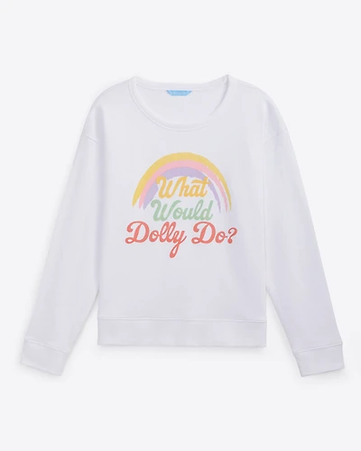 What Would Dolly Do Rainbow Sweatshirt